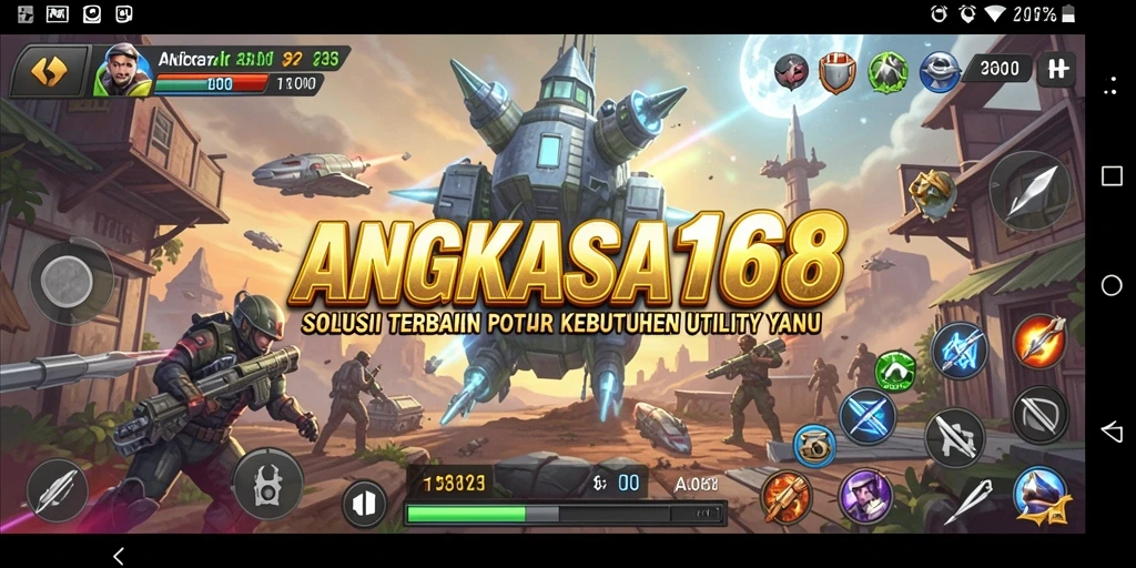 Tampilan utama ANGKASA168 yang intuitif dan mudah digunakan.