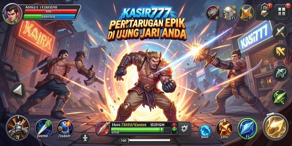 Tampilan gameplay KASIR777 yang penuh aksi dan strategi.
