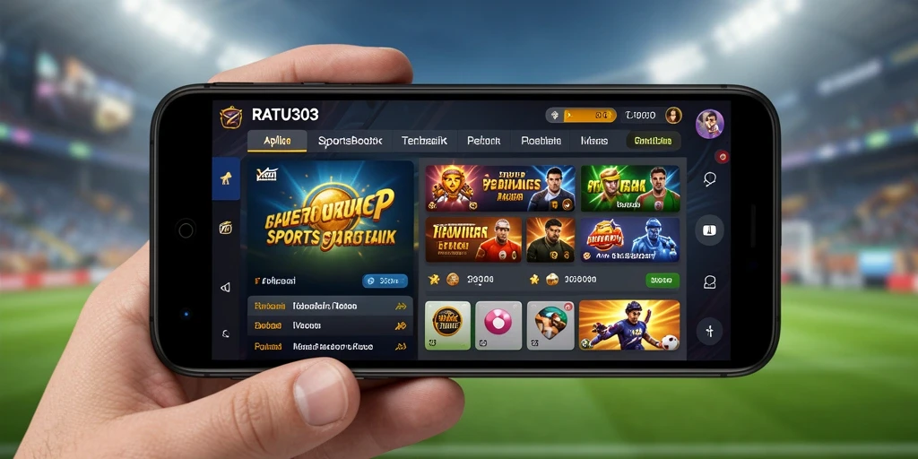 Screenshot yang menunjukkan antarmuka taruhan dari RATU303.